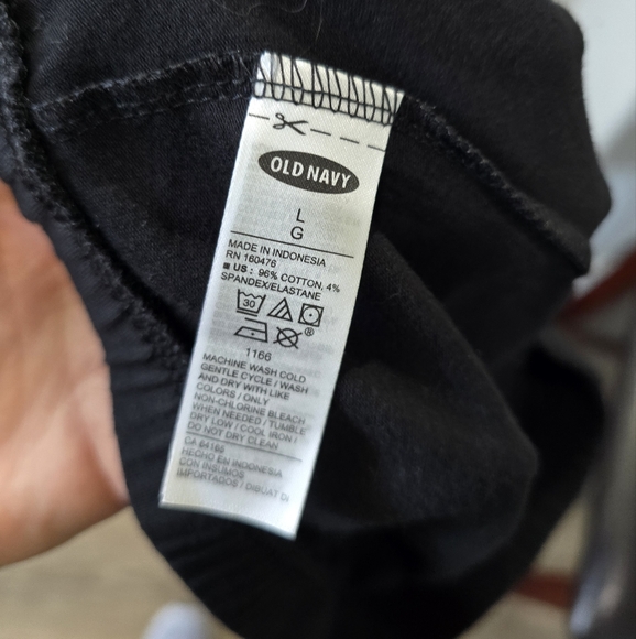 PINK black dports bra with white elastic band size large - Picture 5 of 5